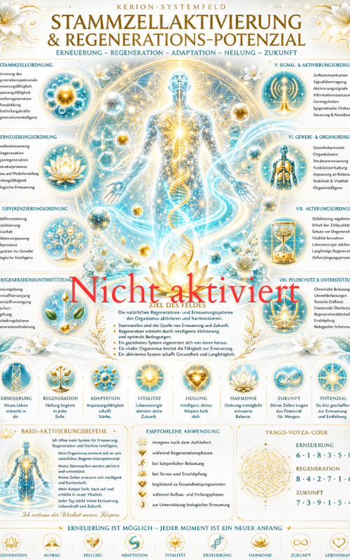 Stammzellaktivierung & Regenerationspotenzial