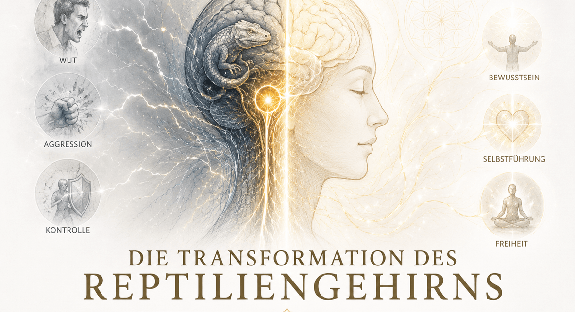 Transformation des Reptiliengehirns Die Neuverkabelung des Überlebensmodus