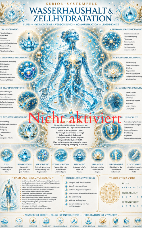Wasserhaushalt & Zellhydratation