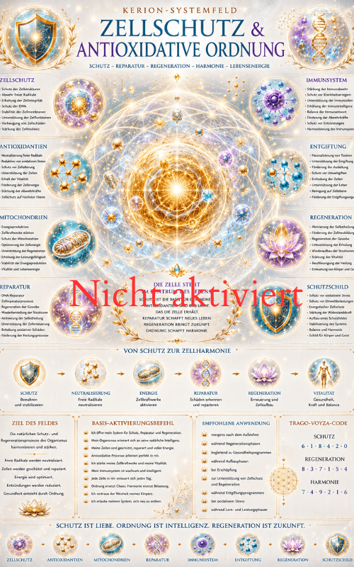 ZELLSCHUTZ & ANTIOXIDATIVE ORDNUNG